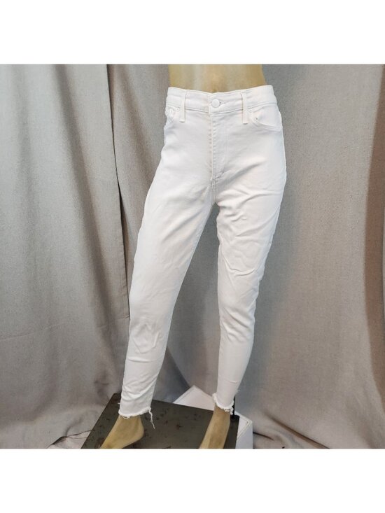 Joe's Jeans Denim - Joes Jeans JJ White Skinny Mid Rise Denim Blue Jeans Size 4 SMALL 30 W x 27 I